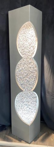 weiss-silber saeulenlicht mit kreise